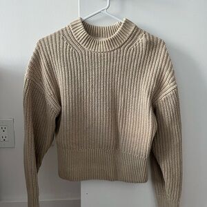 Everlane Beige Knit Sweater